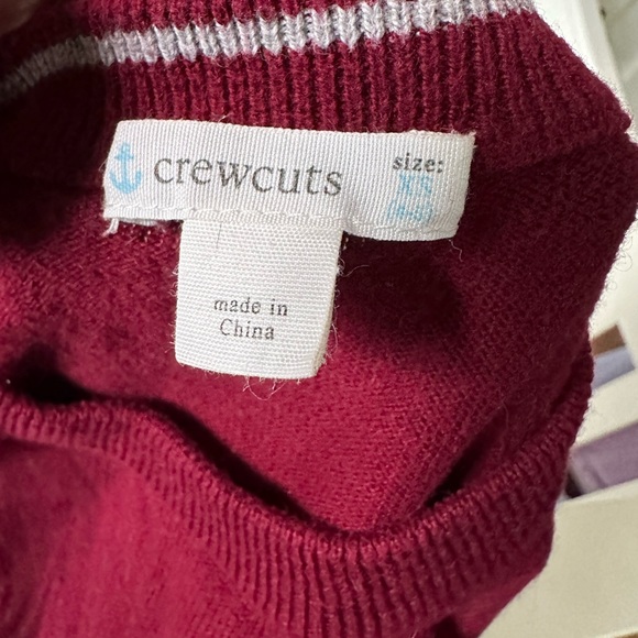 Jcrew Crewcuts maroon sweater size XS - Picture 2 of 4